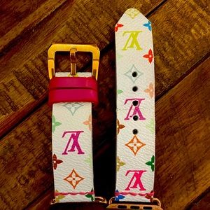 Upcycled Louis Vuitton Apple Watch Band - 42